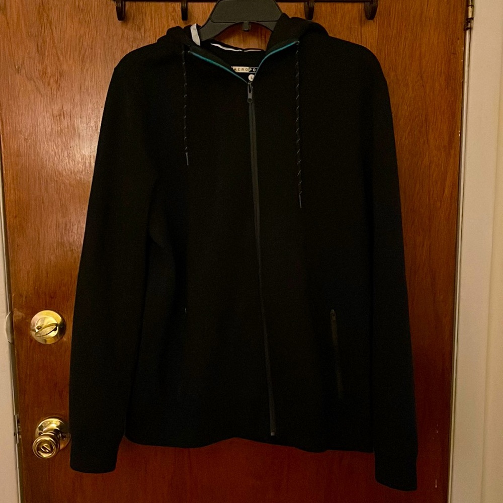 Aeropostale Tech Fleece Full-Zip Hoodie